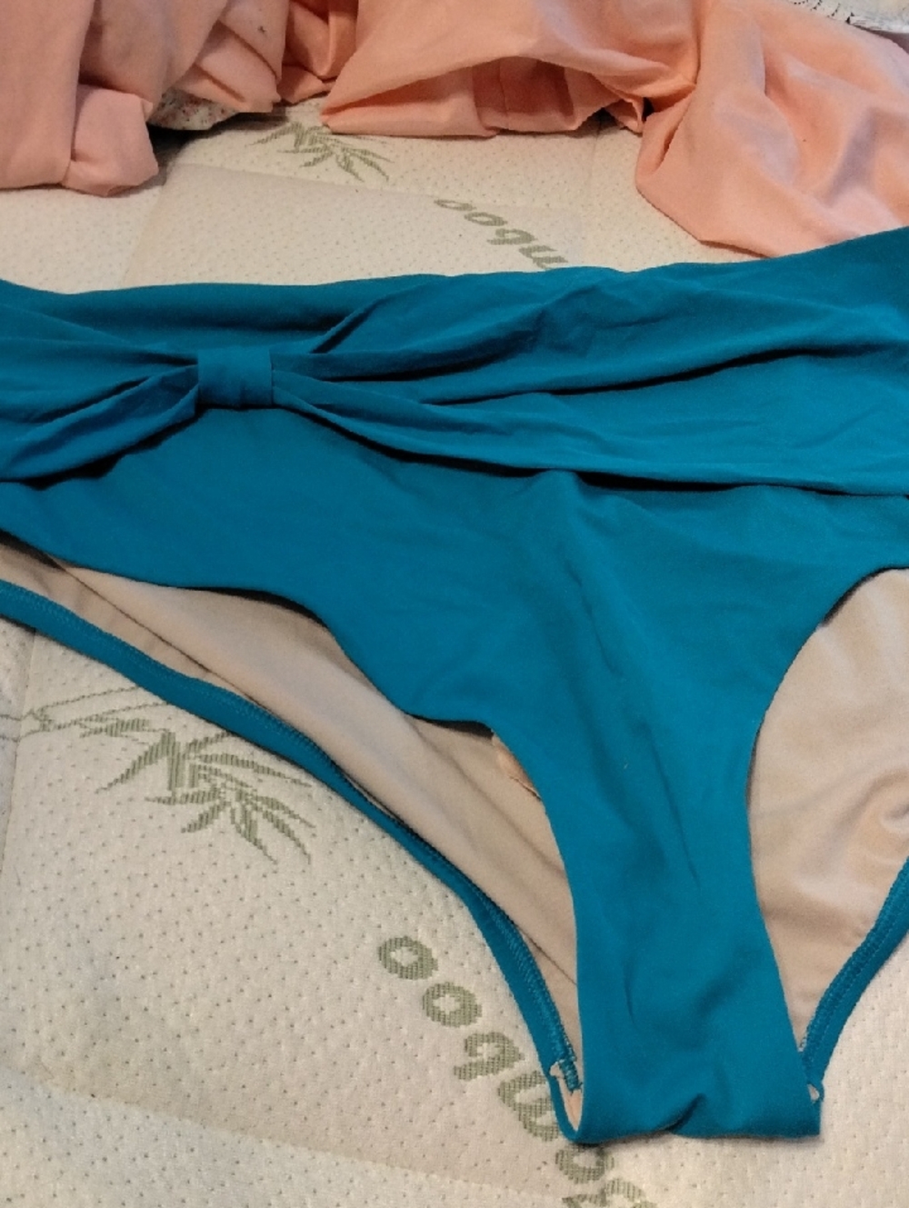 Teal French Cut Bikini Swim Bottom
